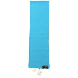 Silvia y Mario Neck Warmer Muffler & Scarf Unisex Blue 100% Cashmere Knitted